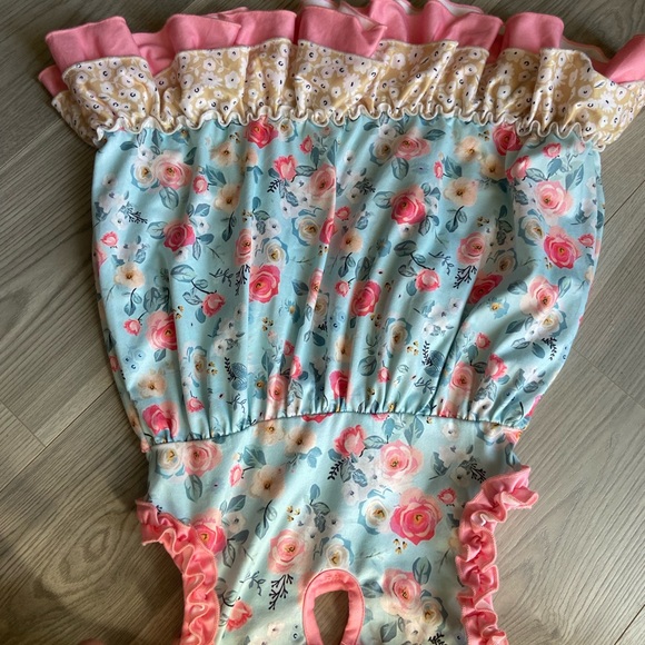 Clover Cottage Girls Floral Dress Size 5/6 Years - Picture 6 of 7